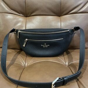 Kate Spade Black Leather Crossbody Bag
